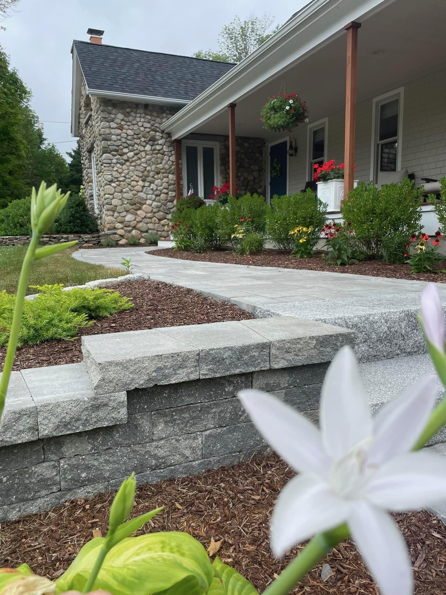 Foxborough, MA Retaining Wall Construction