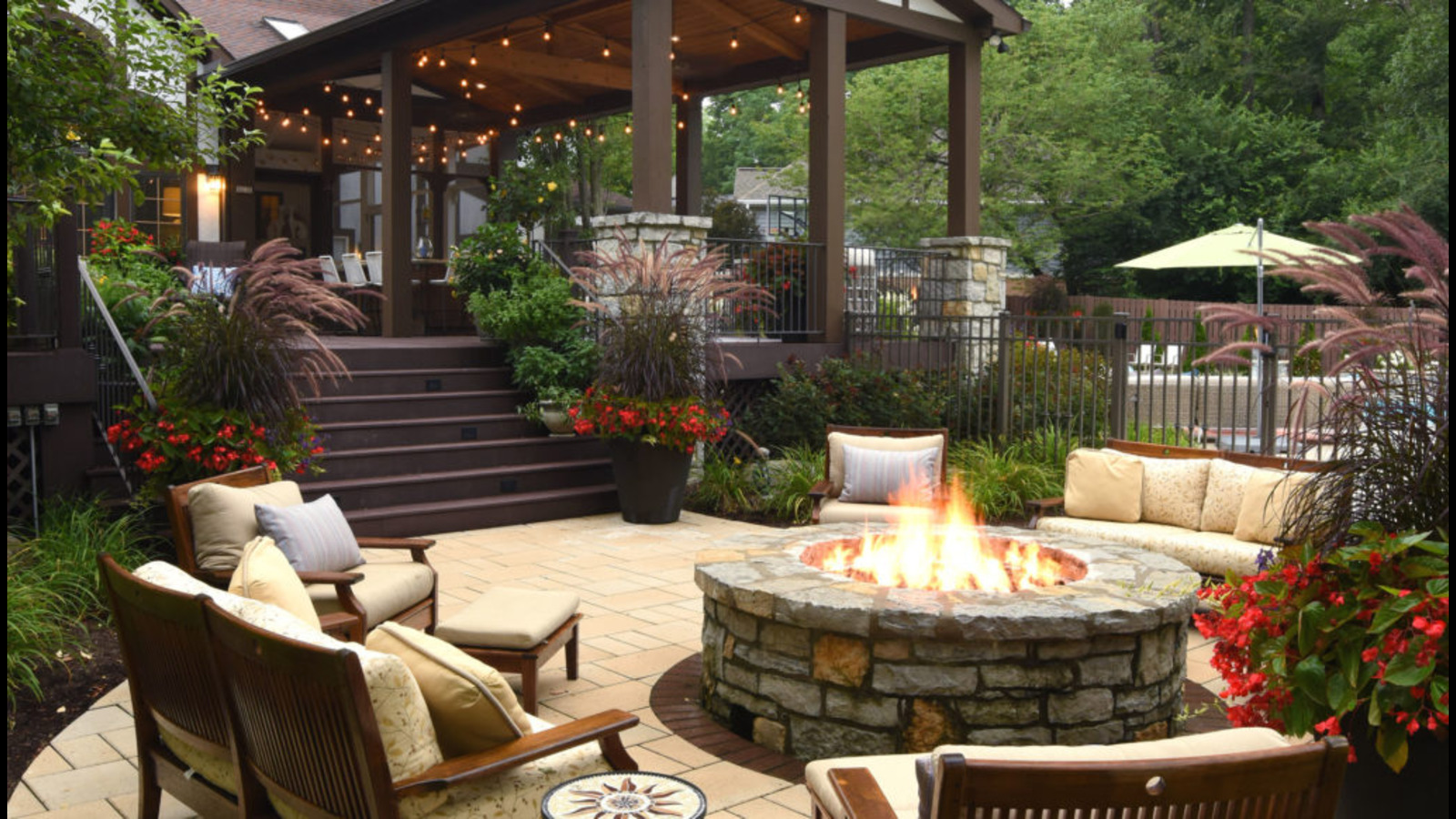 Patio & Firepit Design & Construction in Medfield, MA