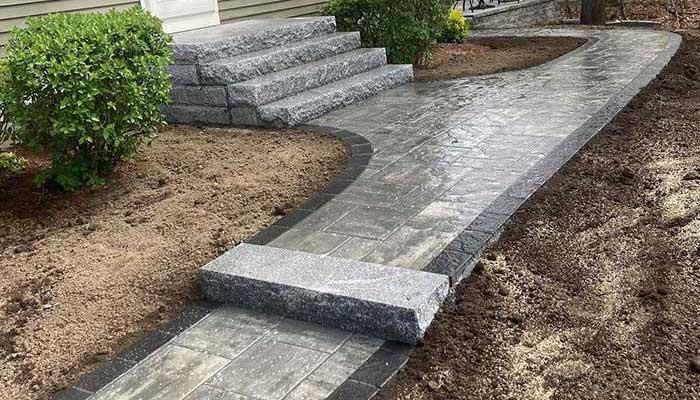 Mansfield, MA Step and Walkway Installation